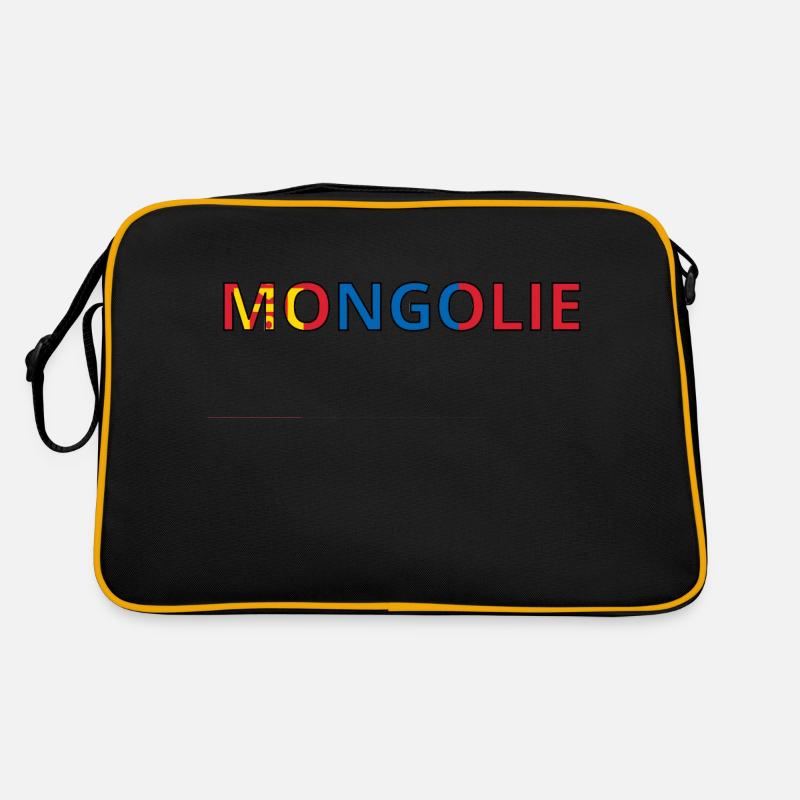 Drapeau Mongolie Sac Retro