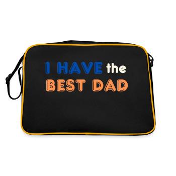 I have the Best Dad - Retro Bag - black/gold - Back