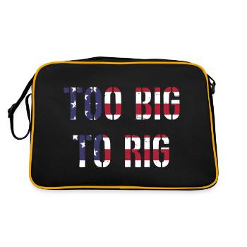 TOO BIG TO RIG 2024 - Retro Bag - black/gold - Back