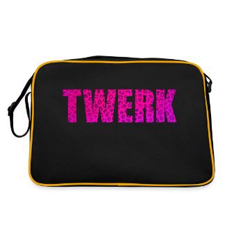 Twerk Leopard Rose - Sac Retro - noir/or - Dos