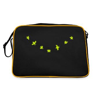 Birdies - Retro Bag - black/gold - Back