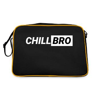 Chill Bro - Sac Retro - noir/or - Dos