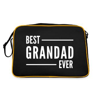 MEILLEUR GRAND-PÈRE DE TOUS LES TEMPS - Sac Retro - noir/or - Dos