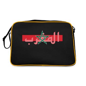 Maroc - Sac Retro - noir/or - Dos