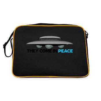 OVNI - Ils viennent en paix - Sac Retro - noir/or - Dos