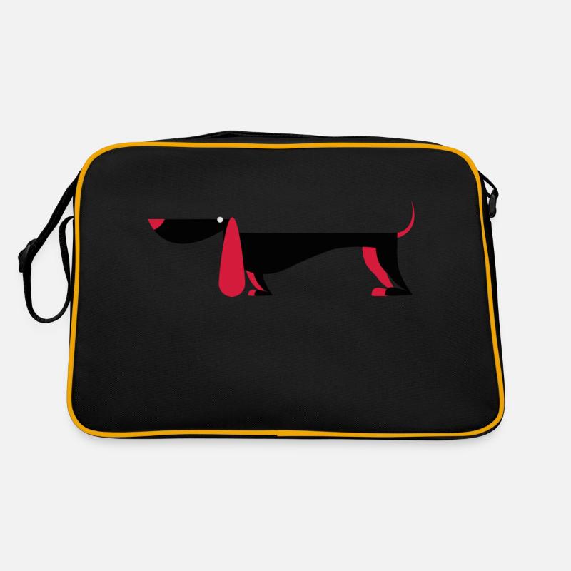 Hund Retro Tasche