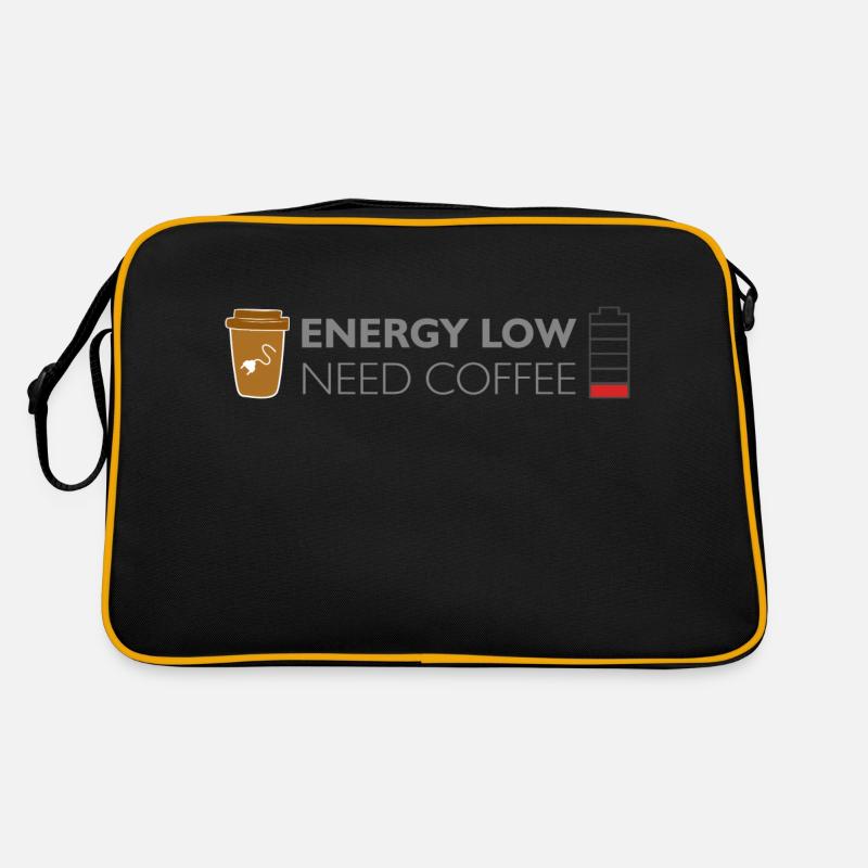 low energy need coffee Retro Tasche