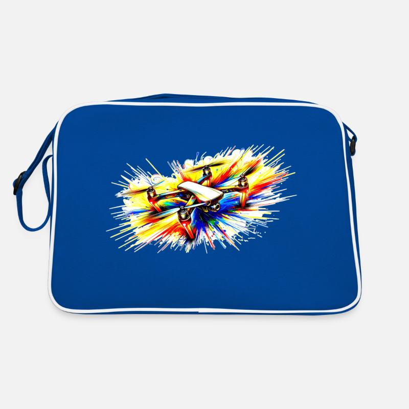 Multicopter, also called drone - color splash! Retro Bag