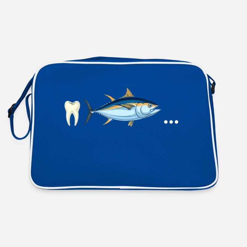 Thunfisch-Zahn ... Retro Tasche