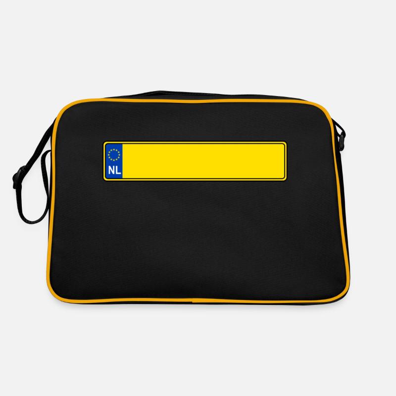 plaque d'immatriculation NL Sac Retro