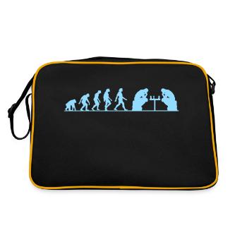 Evolution failure - Retro Bag - black/gold - Back