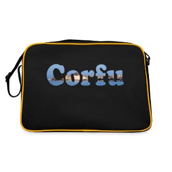 Corfu Korfu - Retro Bag - black/gold - Back