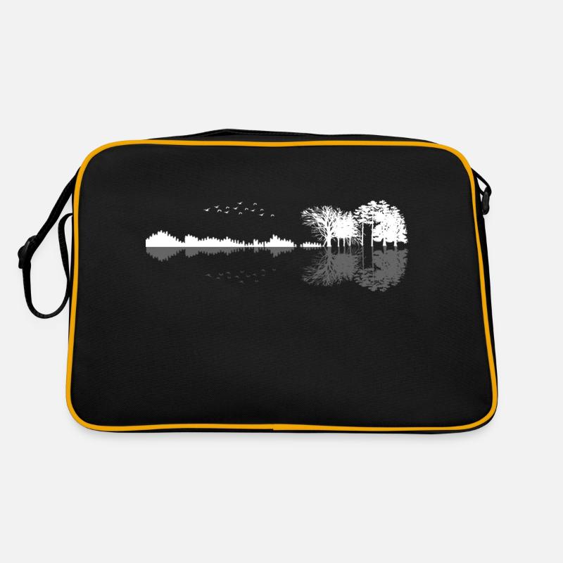 nature guitar - Retro Bag - black/gold