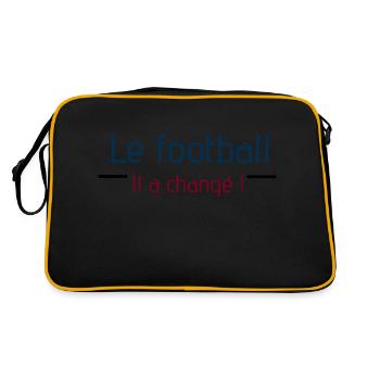 Le football il a changé ! - Sac Retro - noir/or - Dos