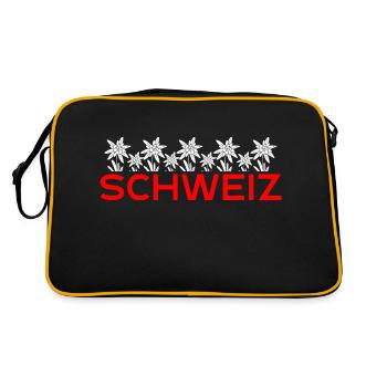 Gentiane suisse - Sac Retro - noir/or - Dos