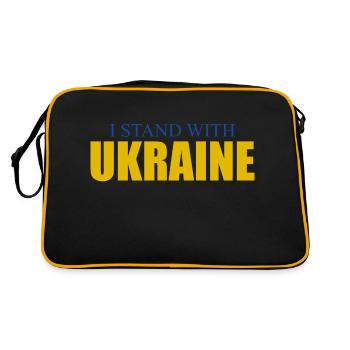 Ukraine Victory - Retro Bag - black/gold - Back