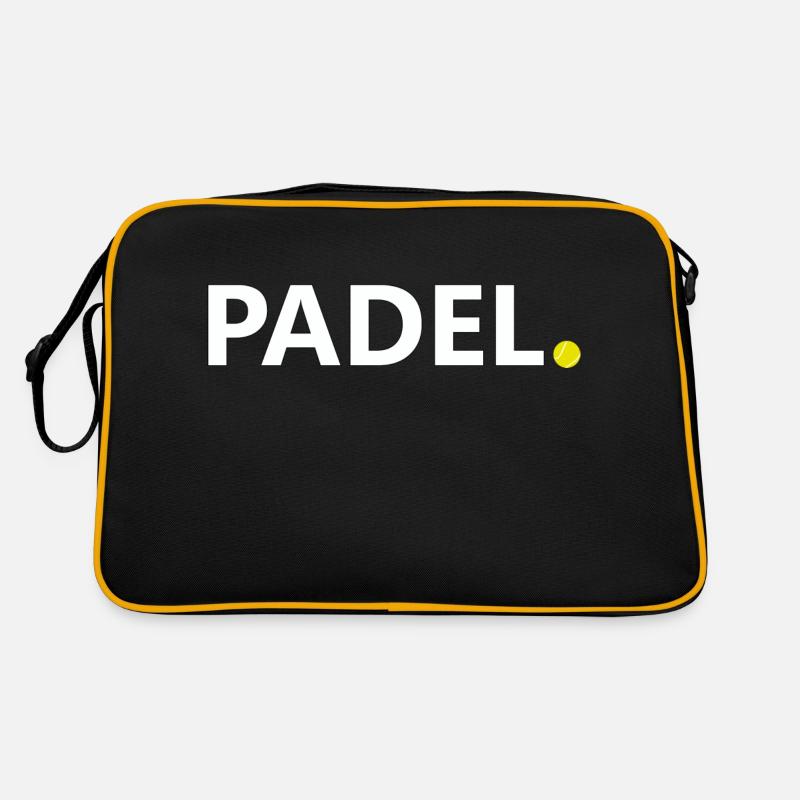 Padel. - Sac Retro - noir/or