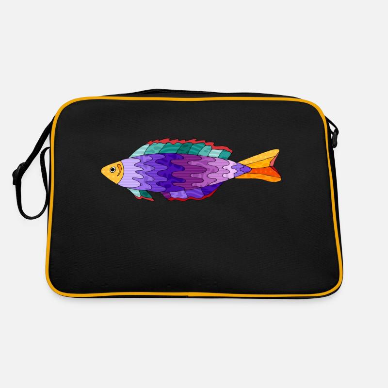 Fisch Retro Tasche