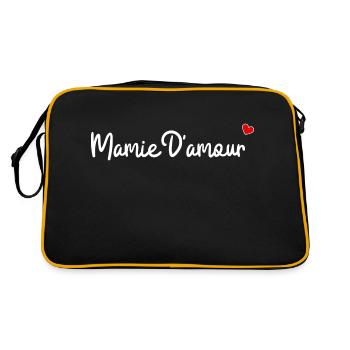 Mamie d'amour - Sac Retro - noir/or - Dos