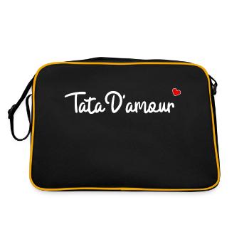 Tata d'amour - Sac Retro - noir/or - Dos