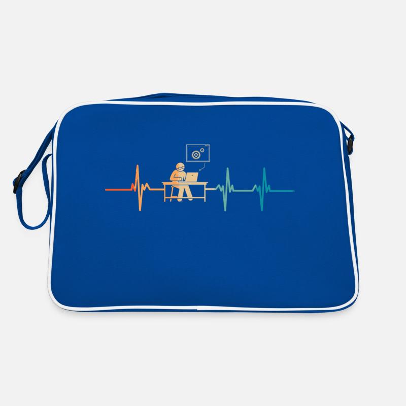 Heartbeat-Programmierer Retro Tasche