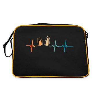 Battement de cœur oreilles de lapin - Sac Retro - noir/or - Dos