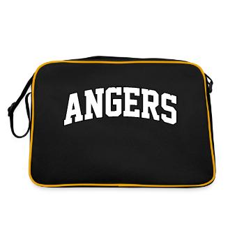 Logo Angers : Design collégial au style raffiné - Sac Retro - noir/or - Dos