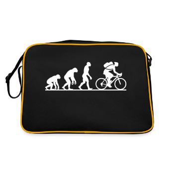 Evolution Radfahren Radfahren Biker Radfahren - Retro Tasche - Schwarz/Gold - Hinten