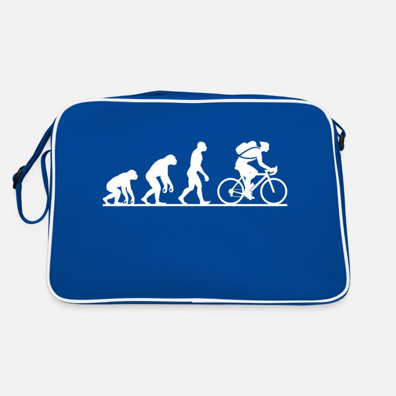 Vélo Evolution Cycliste Vélo Biker Cyclisme Sac Retro