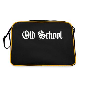 Vieille école - Sac Retro - noir/or - Dos