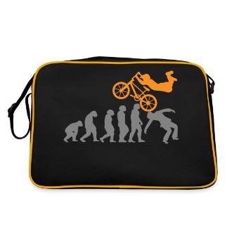 BMX Cycling Bicycle Cycling Evolution - Retro Bag - black/gold - Back