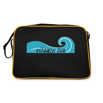 Surfer / Surf: vitamine Mer - Sac Retro - noir/or - Dos