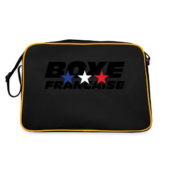 Boxe Francaise - Sac Retro - noir/or - Dos