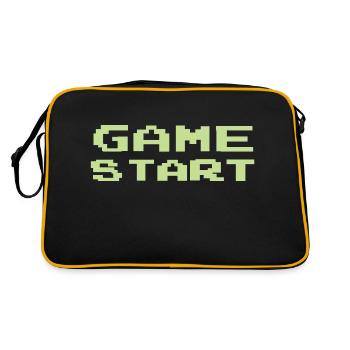 Démarrage du jeu - Sac Retro - noir/or - Dos
