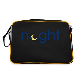 night original cadeau - Sac Retro - noir/or - Dos