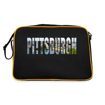 Pittsburgh - Retro Bag - black/gold - Back
