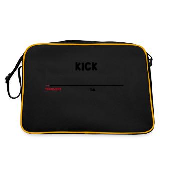 Synthesizer Kick Drum Synth DAW Transient Tail - Retro Bag - black/gold - Back