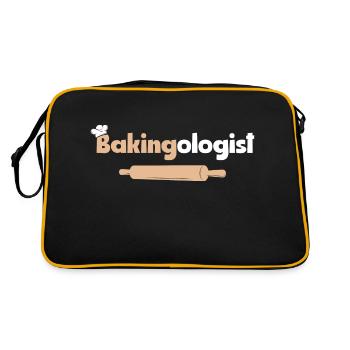 Boulanger boulanger Pâtisserie gâteau Biscuits - Sac Retro - noir/or - Dos