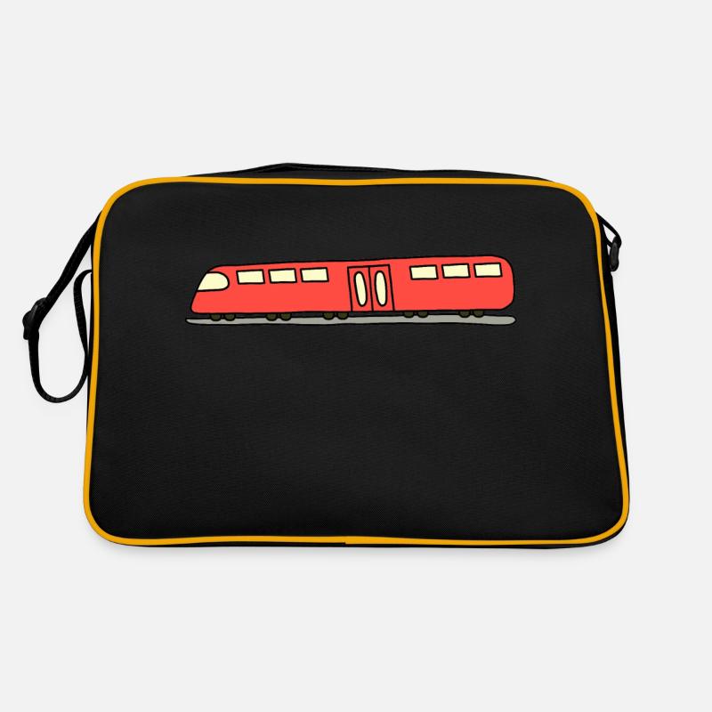Train rouge Sac Retro