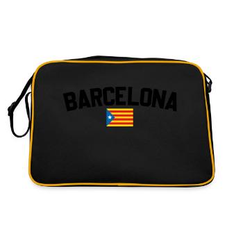 Barcelona - Retro Bag - black/gold - Back