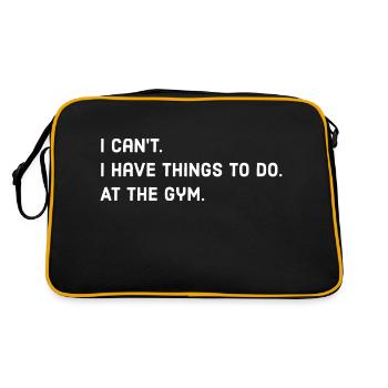 Gymnase Dicton - Sac Retro - noir/or - Dos