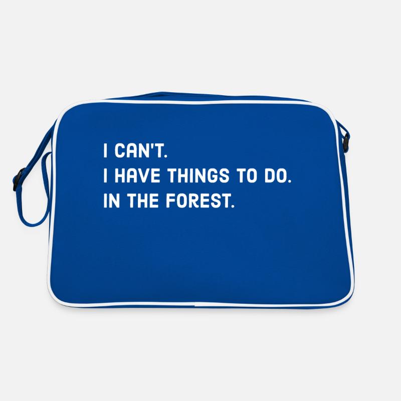 Forest Saying Retro Bag