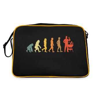 Grillades Evolution Vintage Rétro - Sac Retro - noir/or - Dos