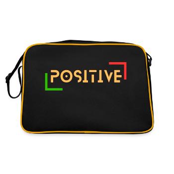 Positif - Sac Retro - noir/or - Dos