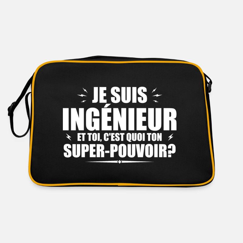 I am an engineer. What's your superpower? Retro Bag