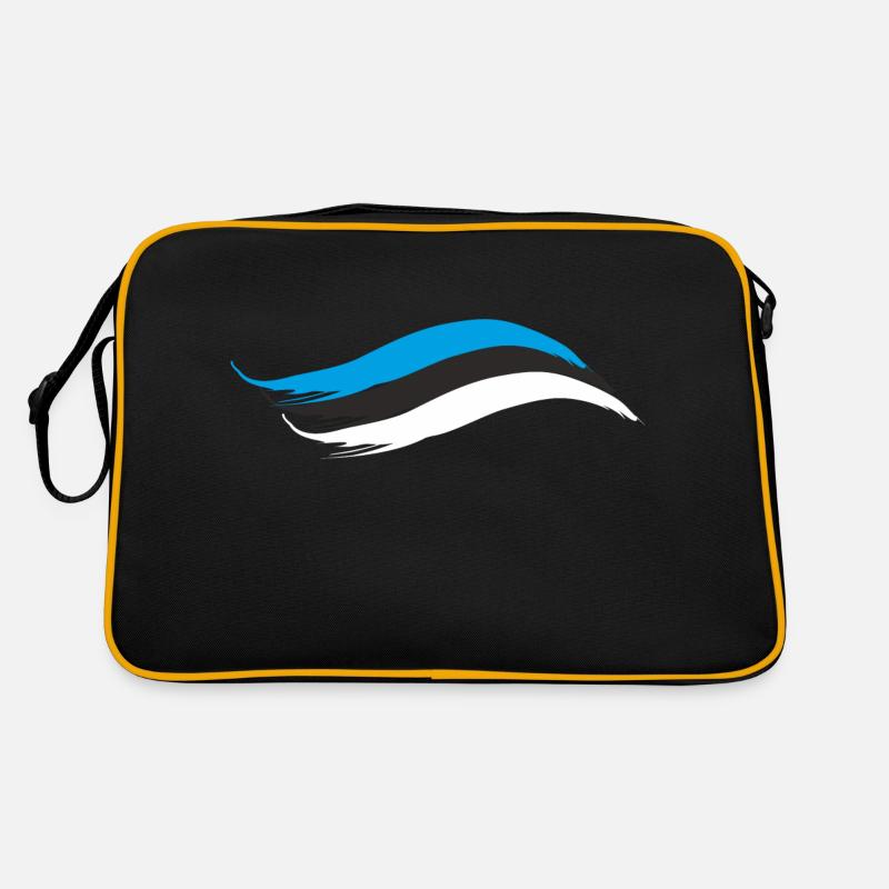 ESTLANDS NATIONALFLAGGE Retro Tasche