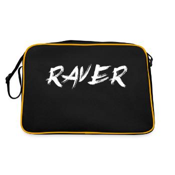 Raver - Techo - Retro Bag - black/gold - Back