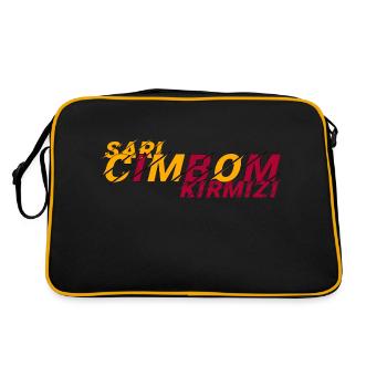 Cimbom - Retro Tasche - Schwarz/Gold - Hinten