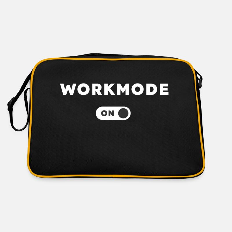 Workmode activé! Concevoir pour le travail. Dicton cool Sac Retro