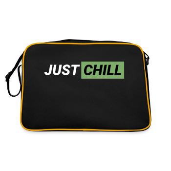 Just Chill ! - Sac Retro - noir/or - Dos